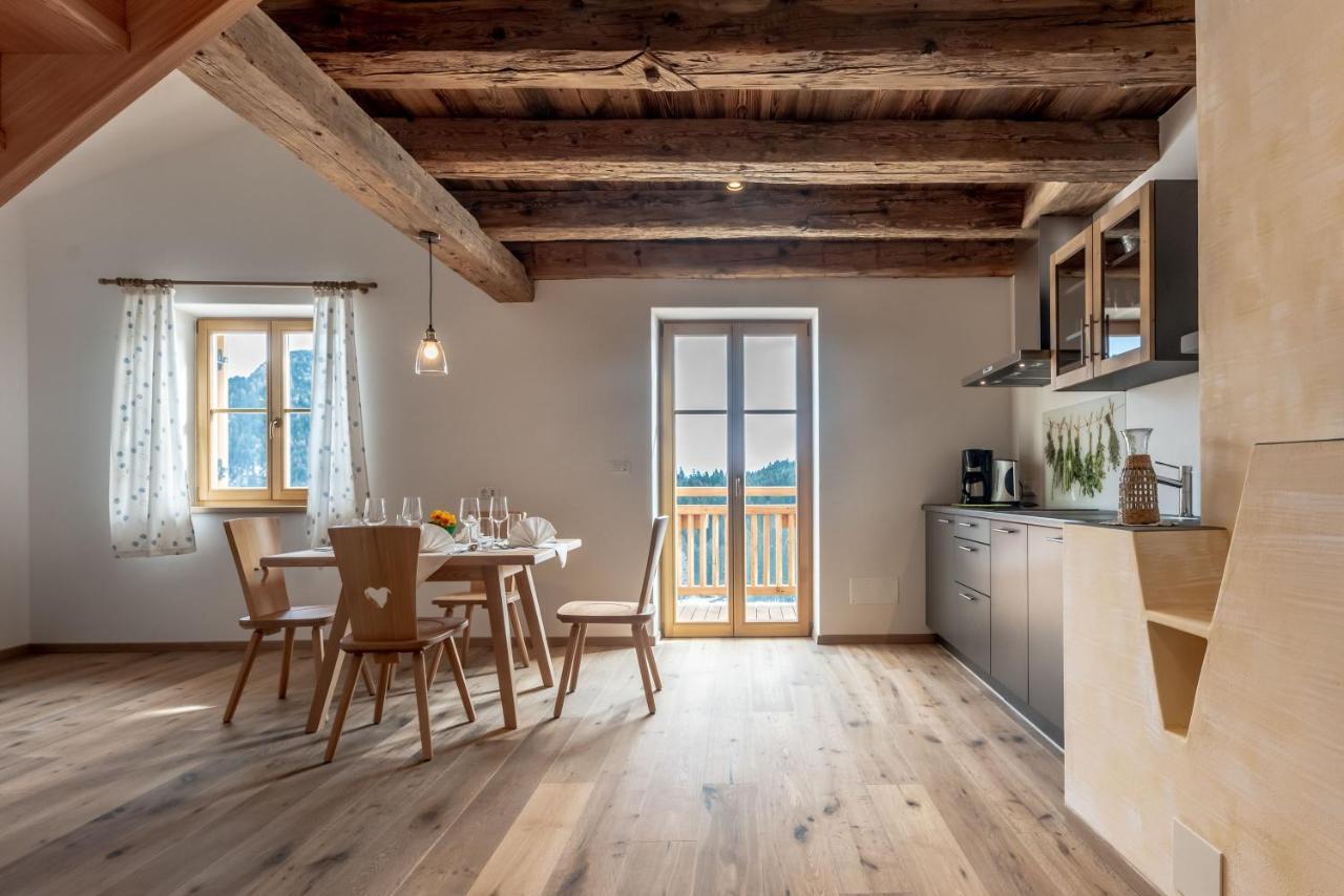 Oberpruenst Hof - App. St. Sebastian Apartment Plazzoles Exterior photo